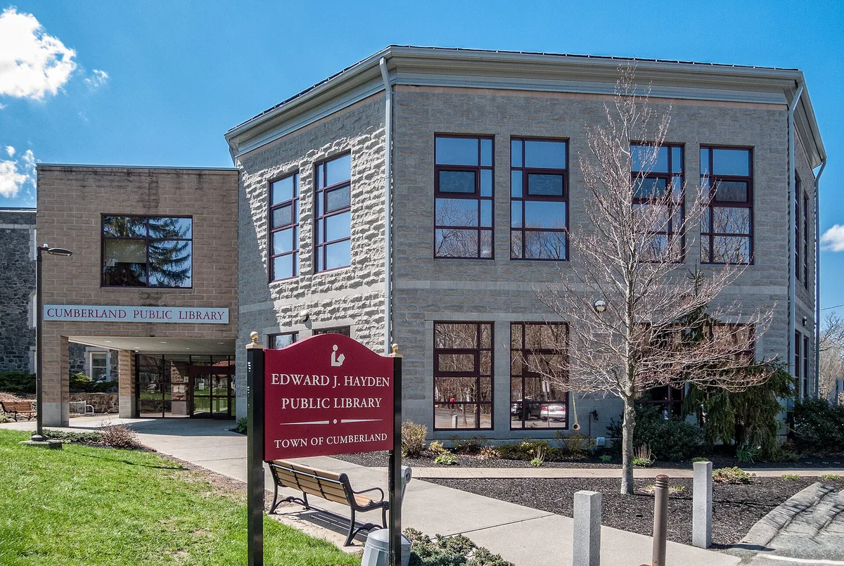Edward J. Hayden Public Library in Cumberland, Rhode Island